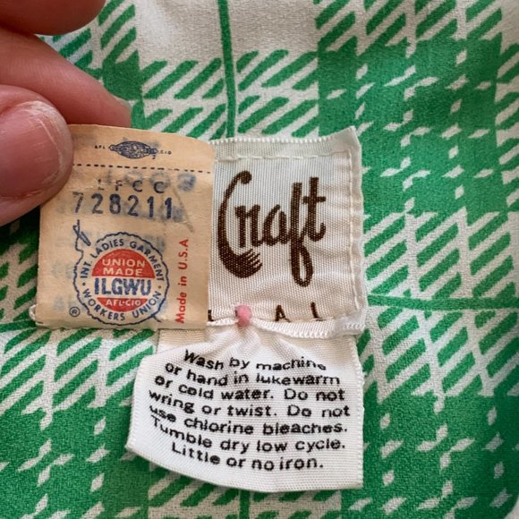 [Sold] True vintage 1960s two piece set ruffle shift dress and shorts mod Barbie - Picture 7 of 13